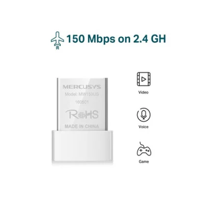 Mercusys MW150US 150Mbps N150 Wireless Mini USB Adapter - Image 2