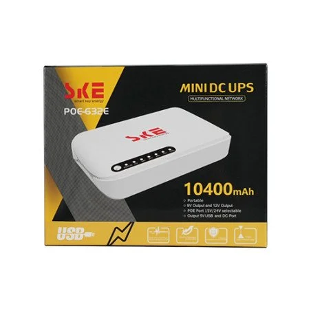 SKE POE-632E 10400mah Smart Mini DC UPS