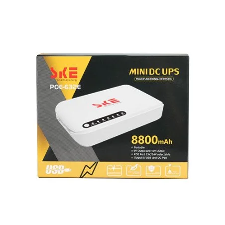 SKE POE-632E 8800mah Smart Mini DC UPS